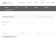 Tablet Screenshot of lada.ba